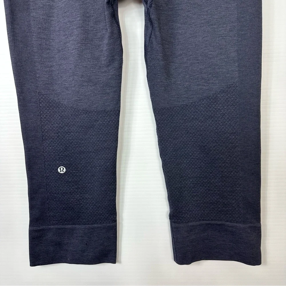 Lululemon Capri Sz S Dark Purple Compression Athletic Yoga